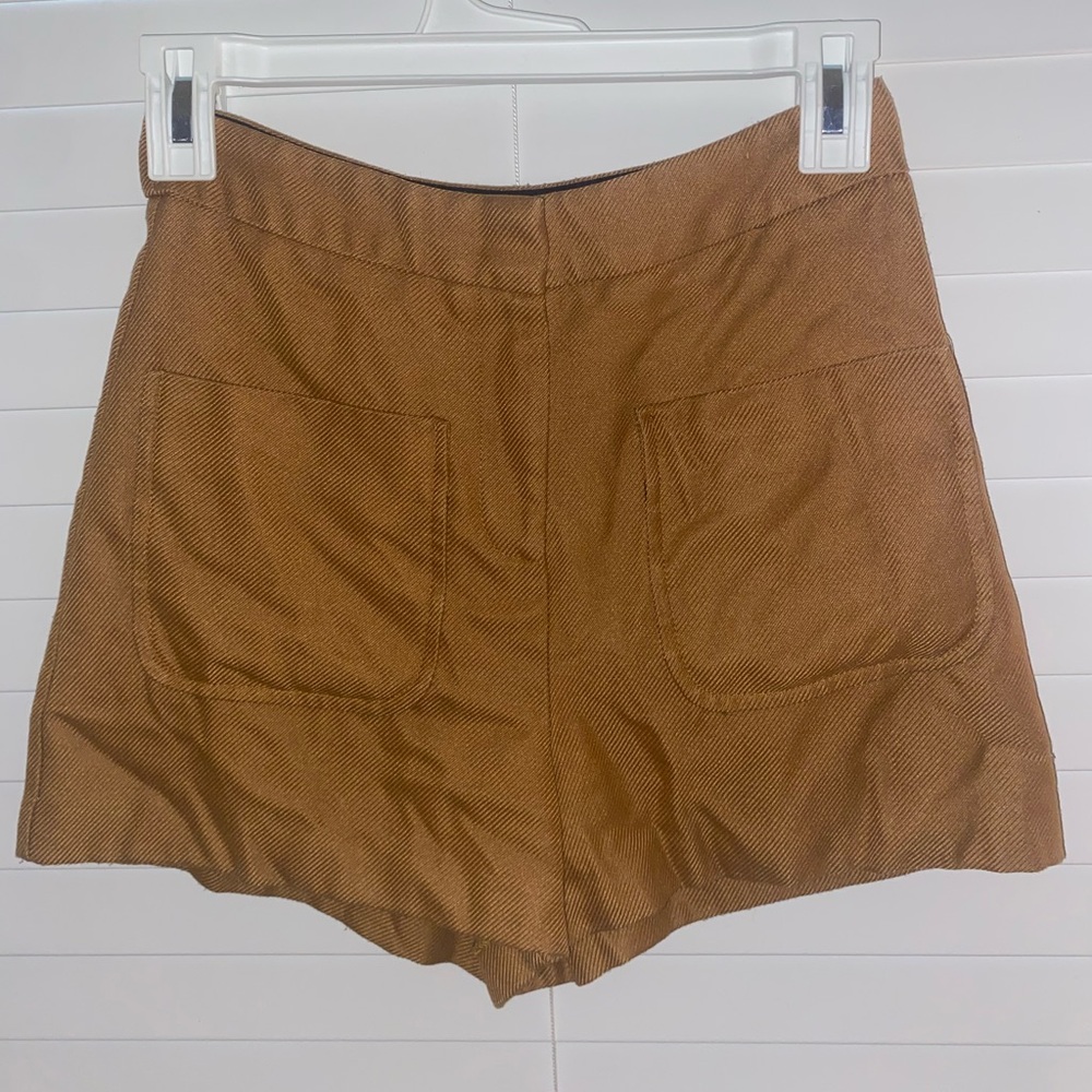 Top shop brown shorts